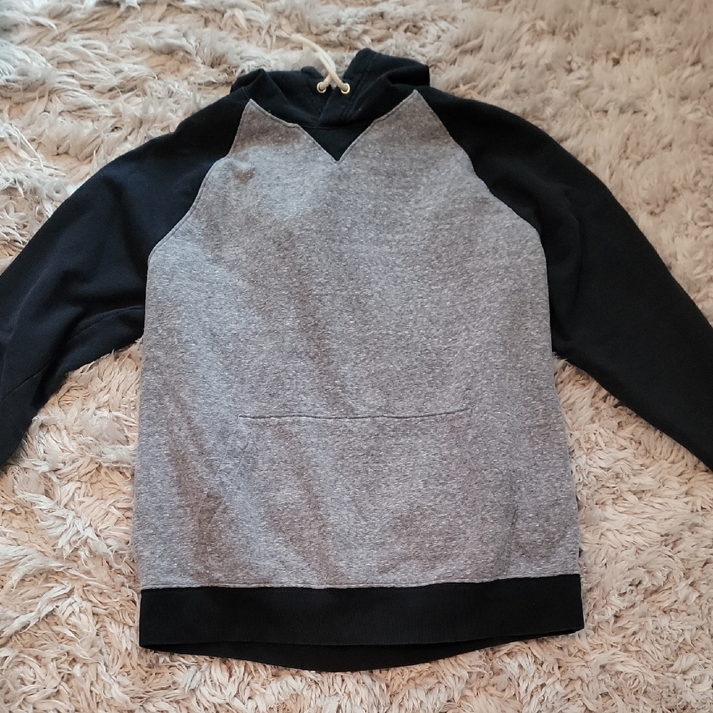 Gray and Black Hoodie